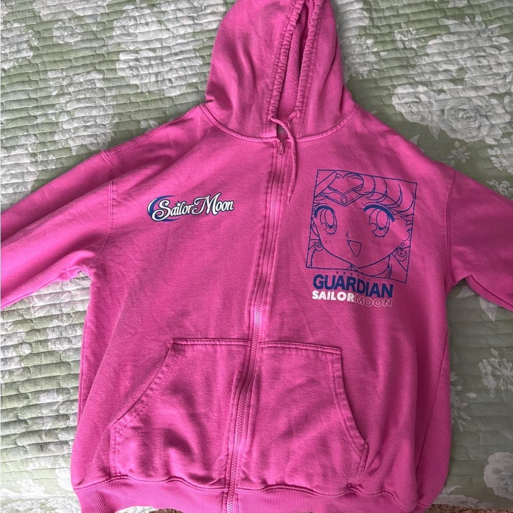 Sailor Moon Pink Graphic Hoodie